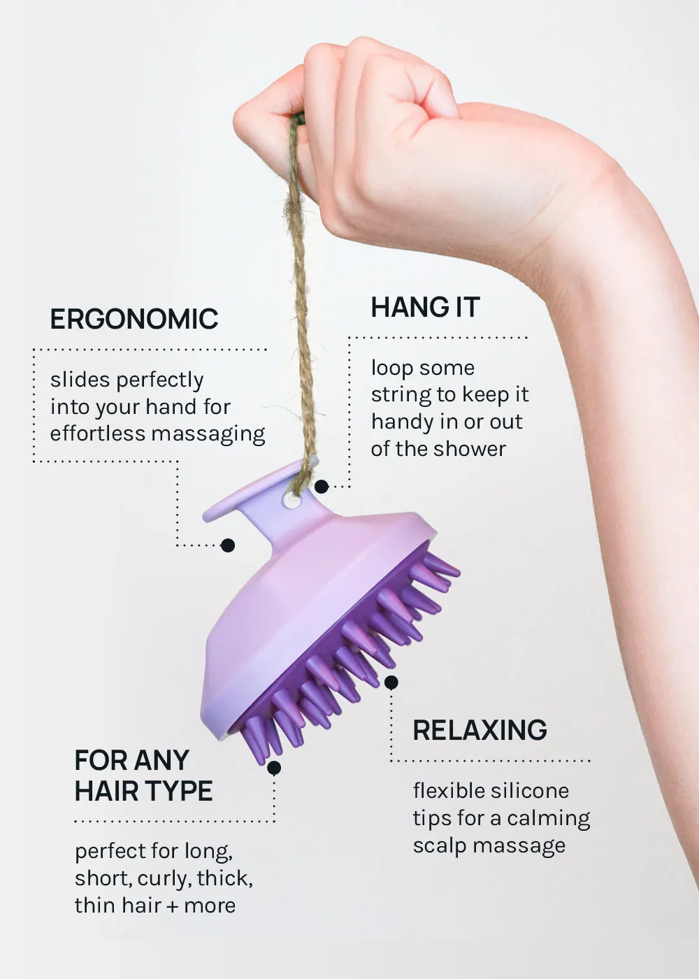 A  Shampoo Scalp Massager