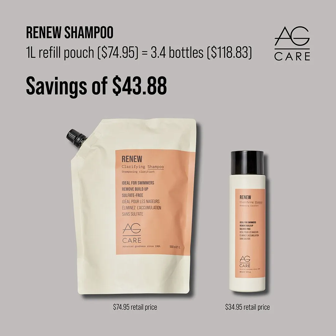 AG Care Renew Clarifying Shampoo 1L