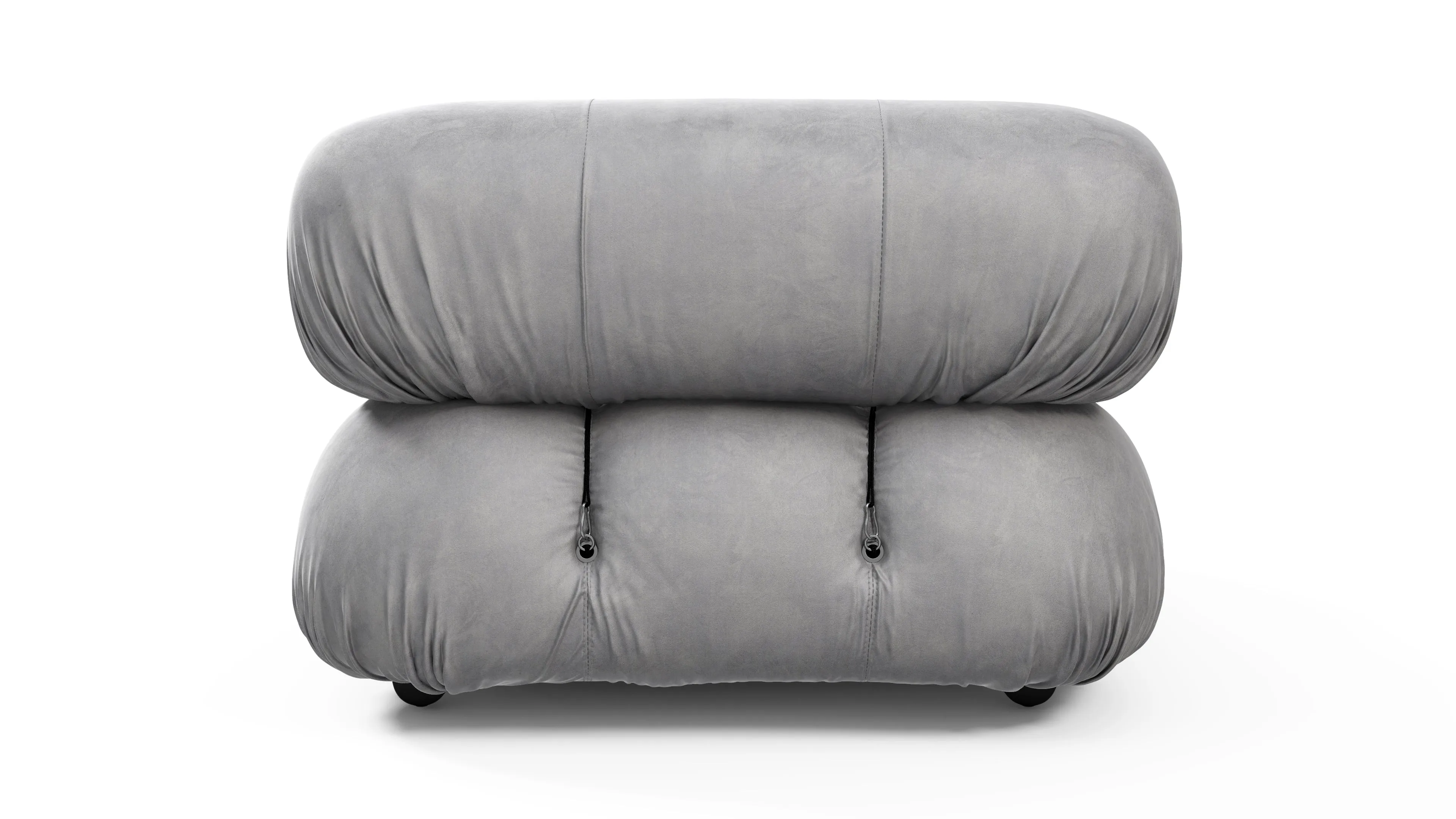 Belia - Belia Module, Left Corner, Light Gray Velvet