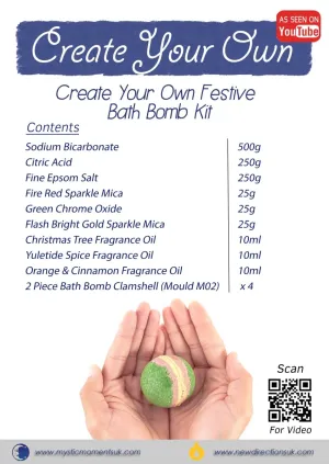 Create Your Own - Festive Bath Bomb Kit