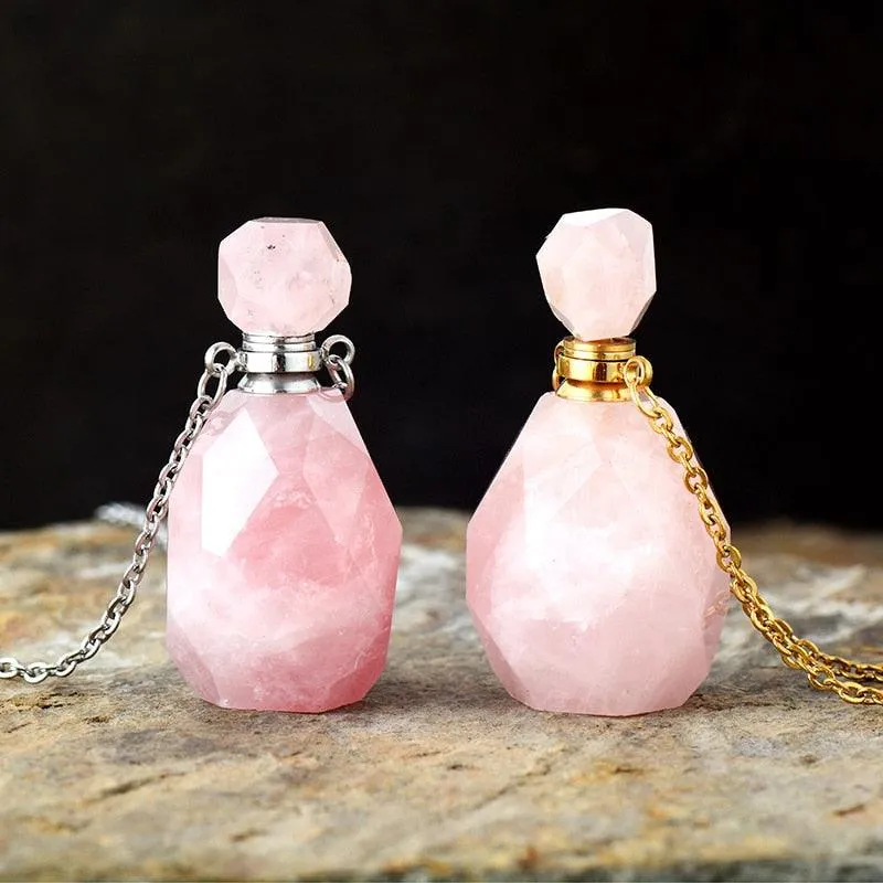 Gamarra Crystal Essential Oil Diffuser Bottle Pendant