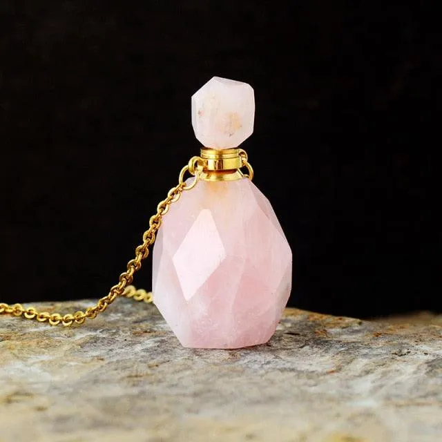 Gamarra Crystal Essential Oil Diffuser Bottle Pendant