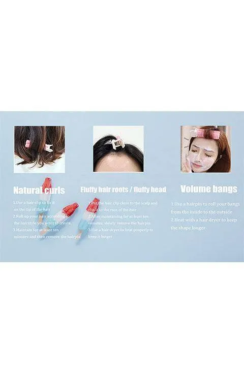 Gloss & Glow  4 Pcs Hair Volumizing Clip -3 Color