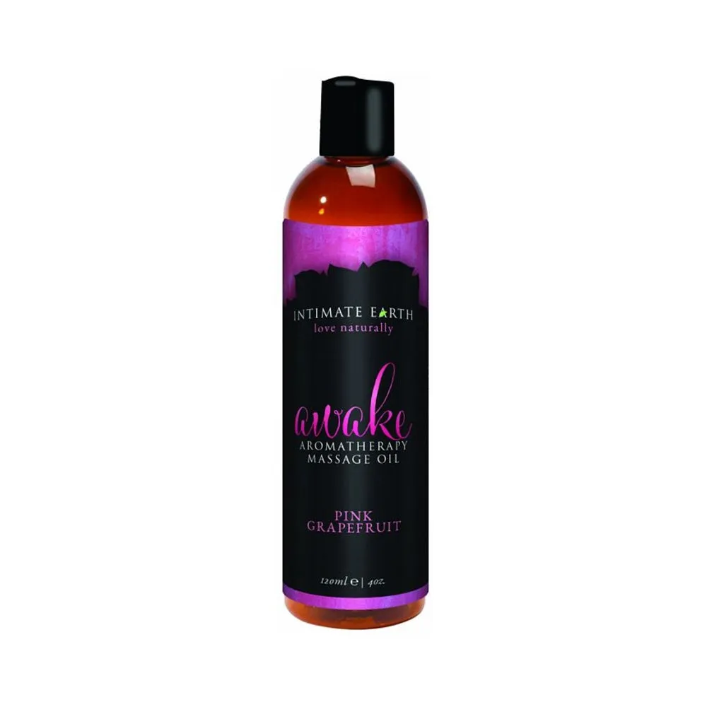 Intimate Earth Awake Massage Oil 4oz