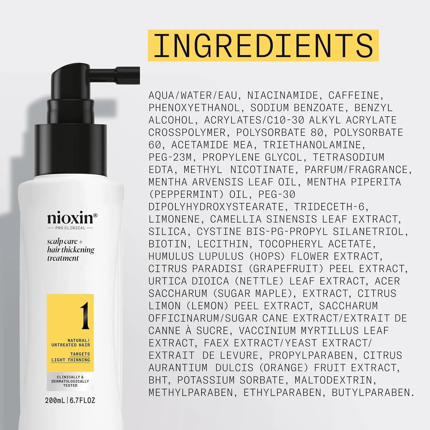 Nioxin System 1 Scalp & Hair Leave-In Treatment