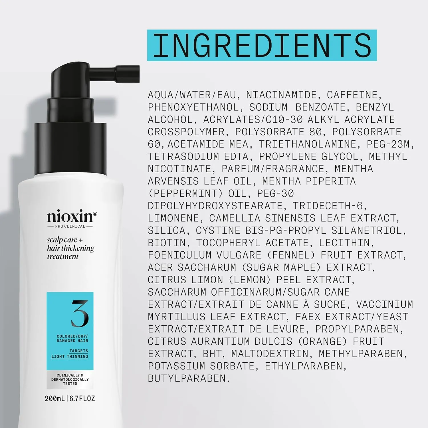 Nioxin System 3 Scalp & Hair Leave-In Treatment