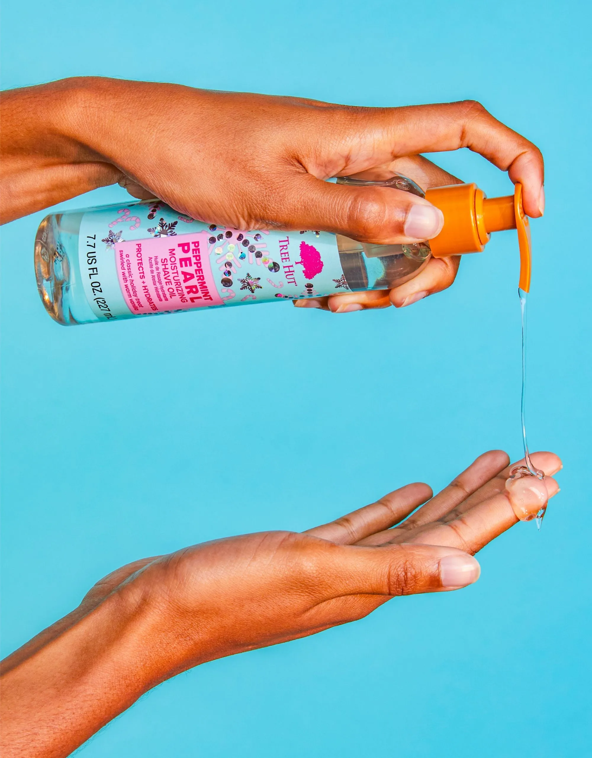 peppermint pearl moisturizing shave oil