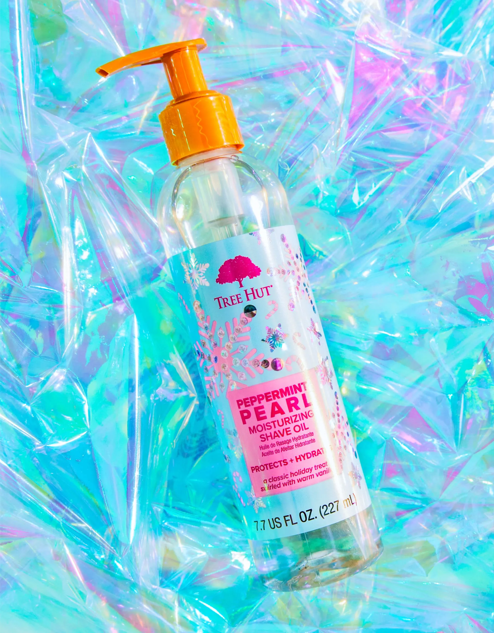 peppermint pearl moisturizing shave oil