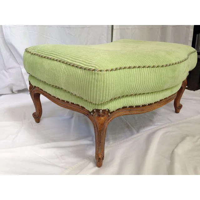 Taylor King Bergère Club Chair With Ottoman