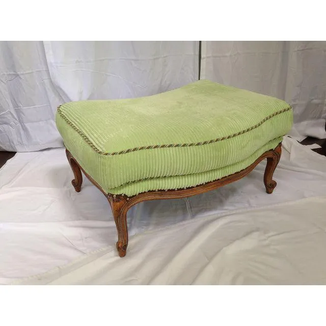 Taylor King Bergère Club Chair With Ottoman