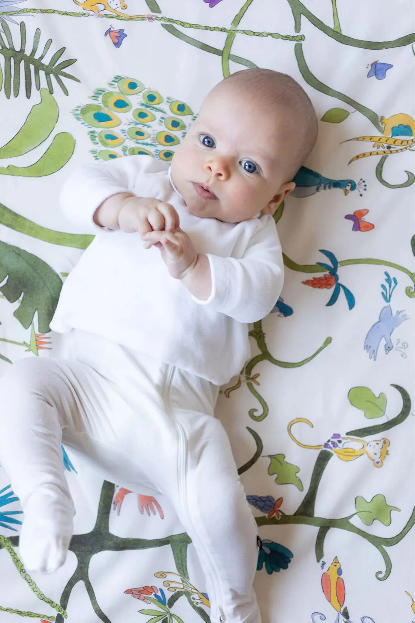 Tropical Placement Crib Sheets