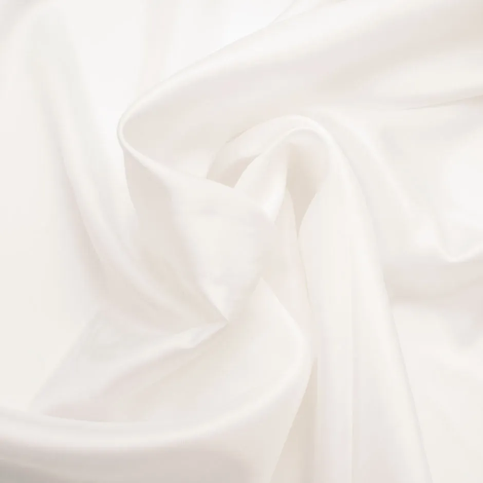 White Anti-Static Cupro Lining